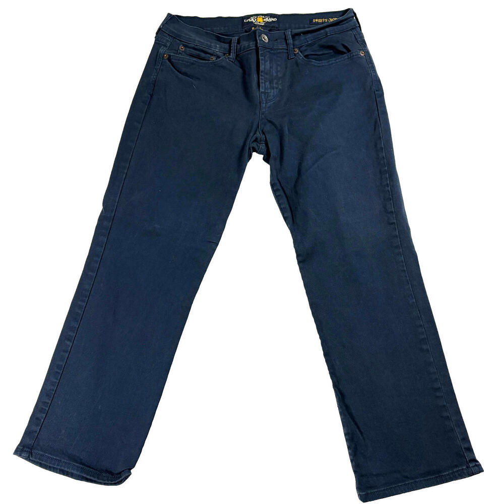 Vintage Lucky Brand Jeans Womens 8x29 Sweet N Crop Black Stretch Denim Retro 90s